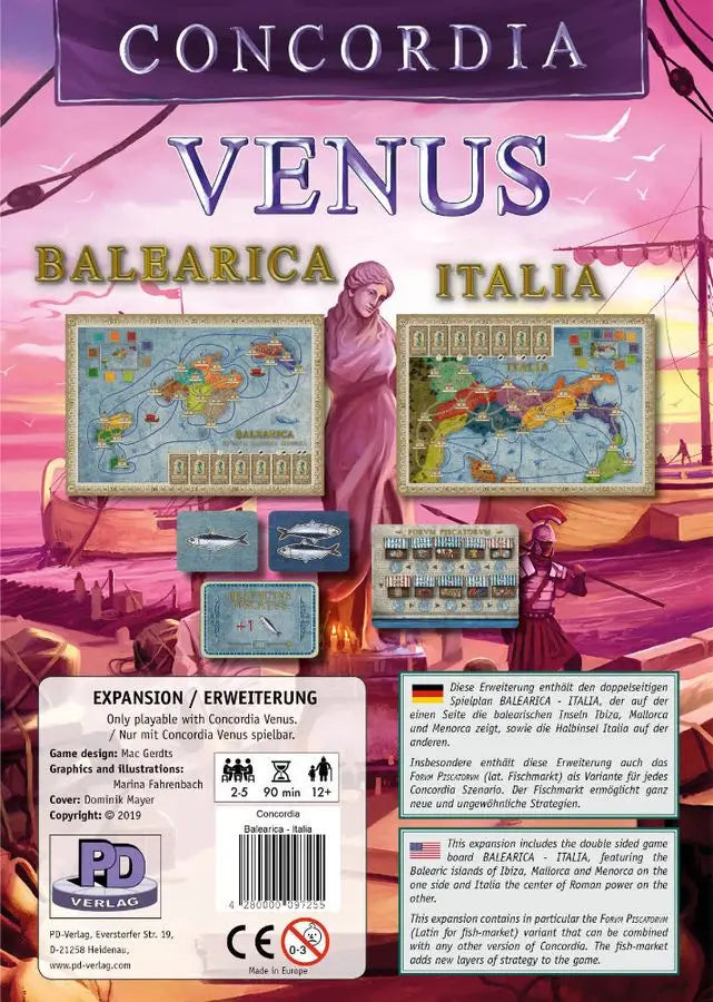 Concordia Venus: Balearica/Italia (EN/DE) - Rio Grande Games - Board Games