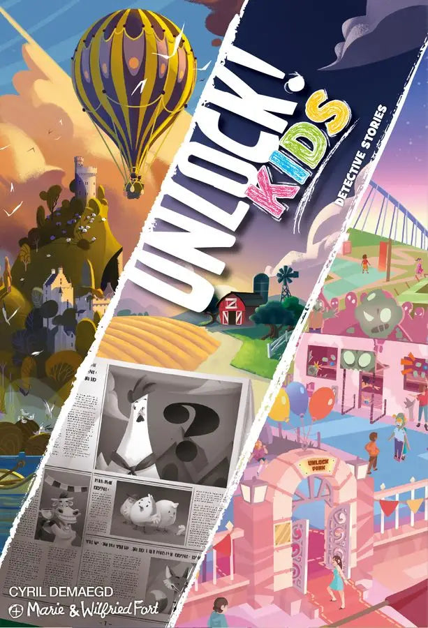 Unlock!: Kids Detective Stories (EN) Space Cowboys Board Games