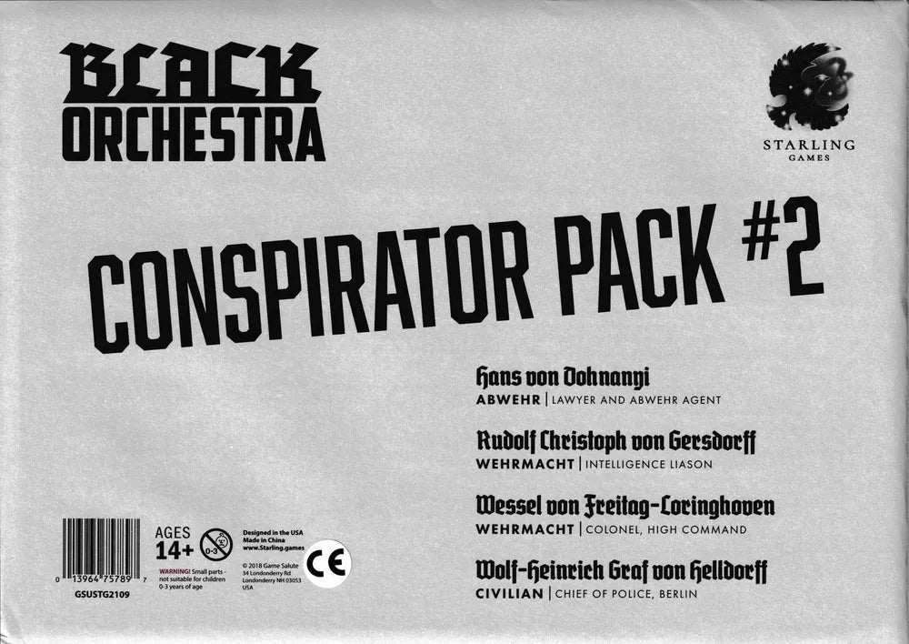 Black Orchestra: Conspirator Pack 2 (EN)