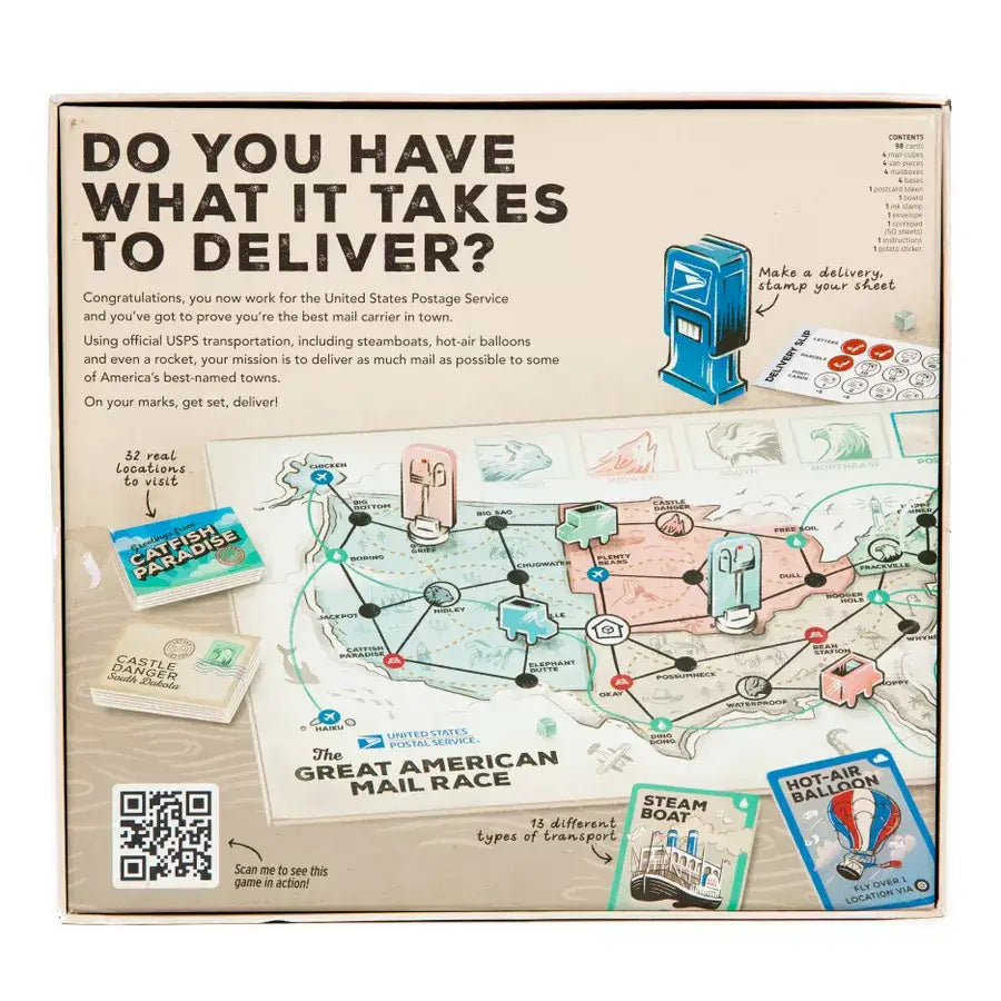 USPS: Great American Mail Race (EN) - Big Potatoe Games - Board Games