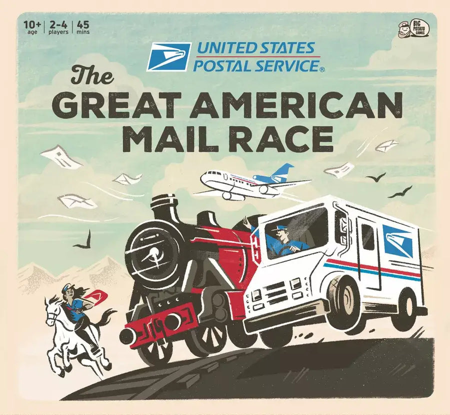 USPS: Great American Mail Race (EN) - Big Potatoe Games - Board Games
