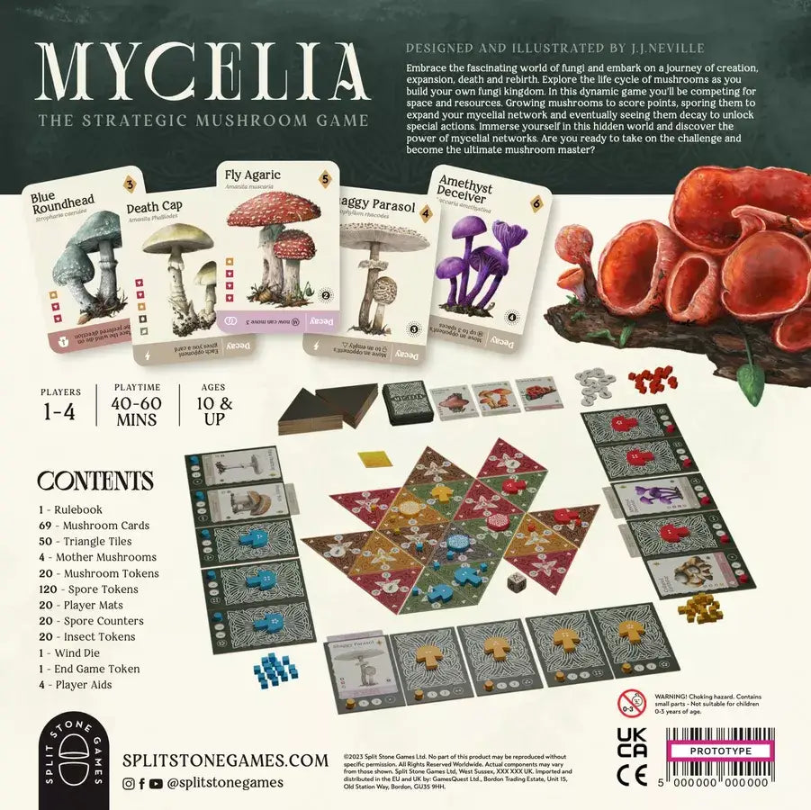 Mycelia (EN) - Split Stone Games - Board Games