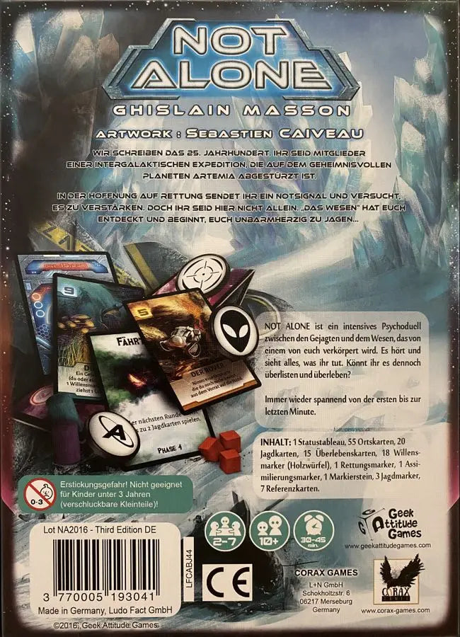 Not Alone (DE) - Corax Games - Board Games