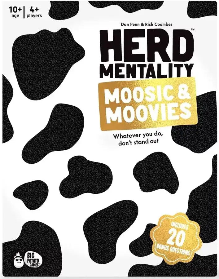 Herd Mentality: Moosic & Moovies (EN) - Big Potatoe Games - Board Games