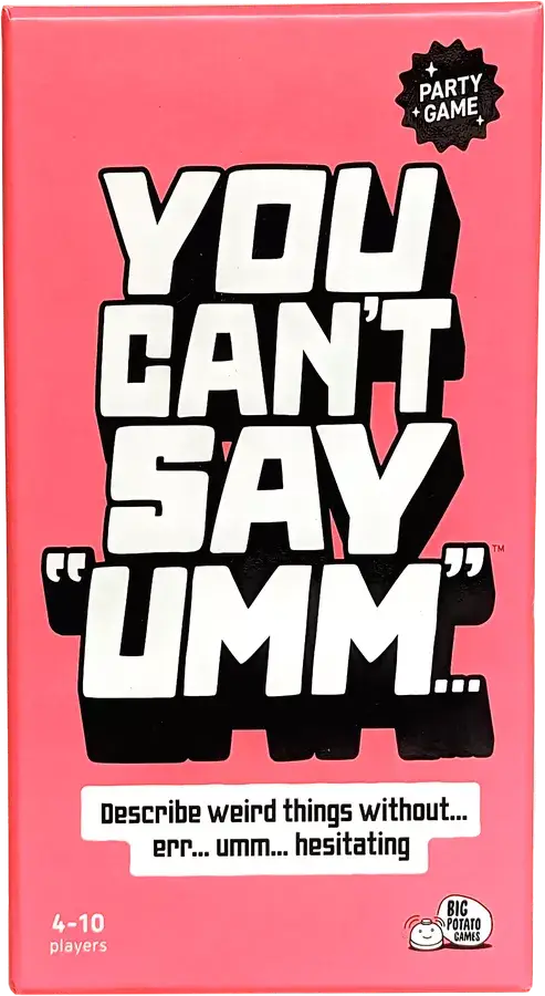 You can´t say Umm (EN) - Big Potatoe Games - Board Games