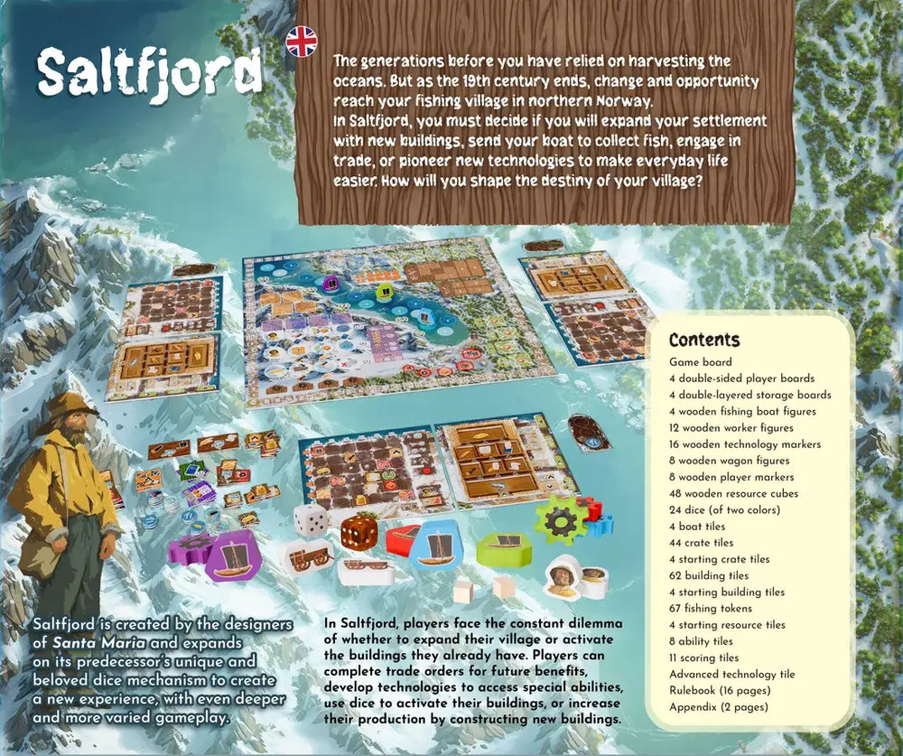 Saltfjord (EN) - Aporta Games - Board Games