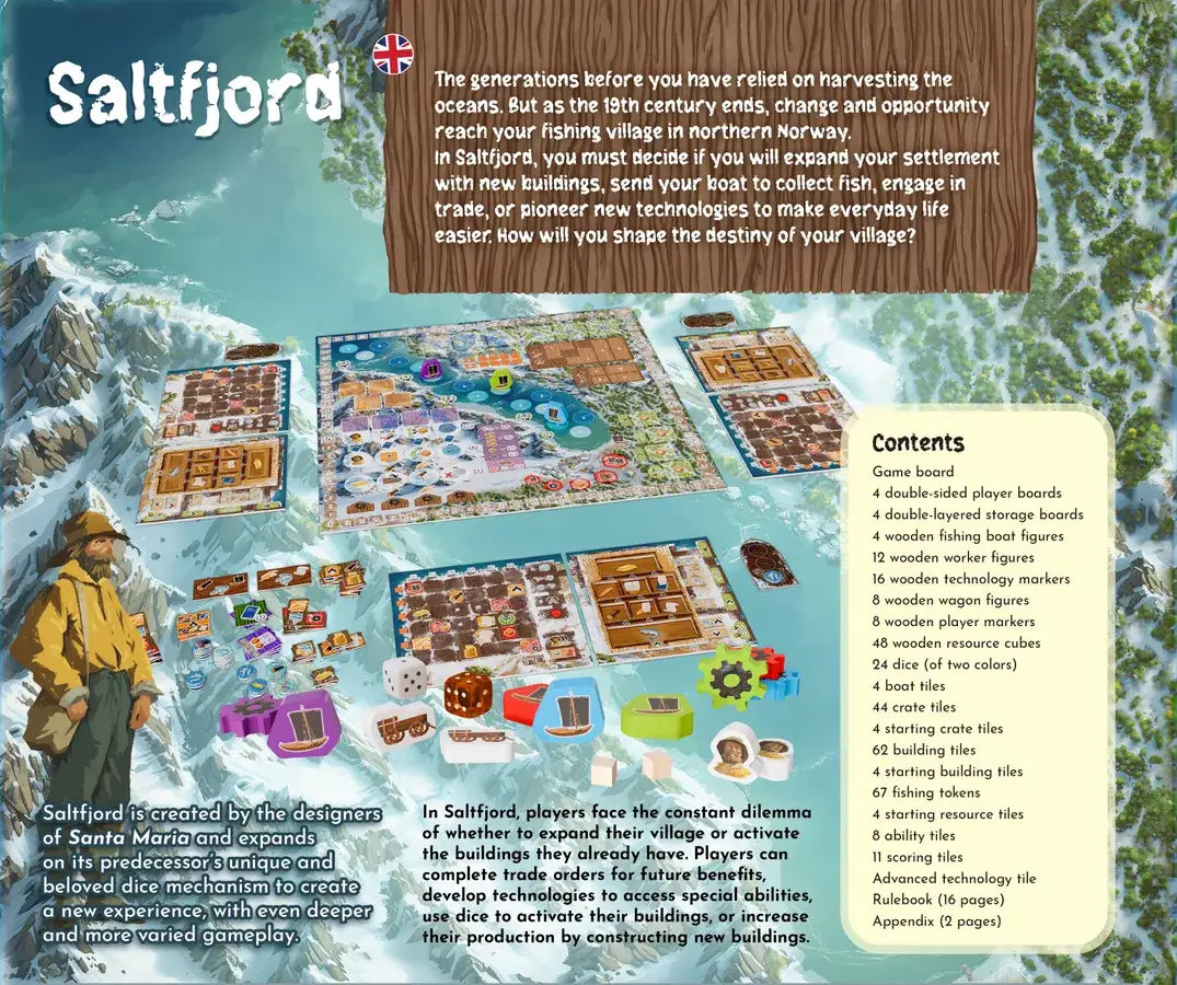 Saltfjord (EN) - Aporta Games - Board Games
