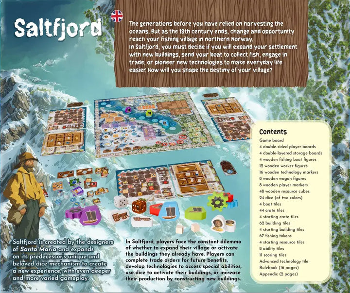 Saltfjord (EN) - Aporta Games - Board Games