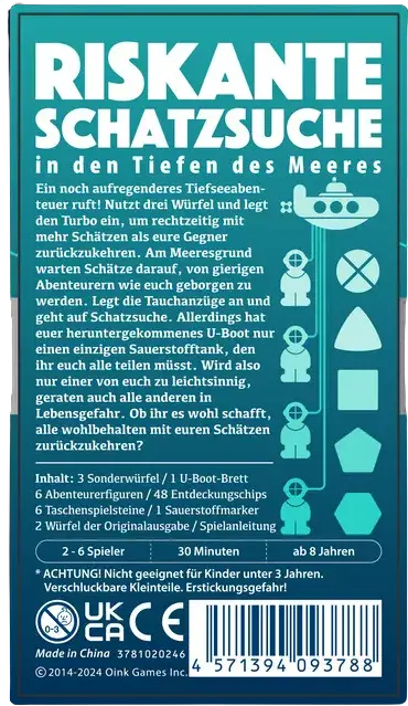 Tiefseeabenteuer: Turbo (DE) - Oink Games - Board Games
