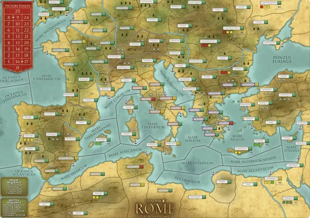Total War: Rome - The Boardgame (EN) - CCC Games - Board Games