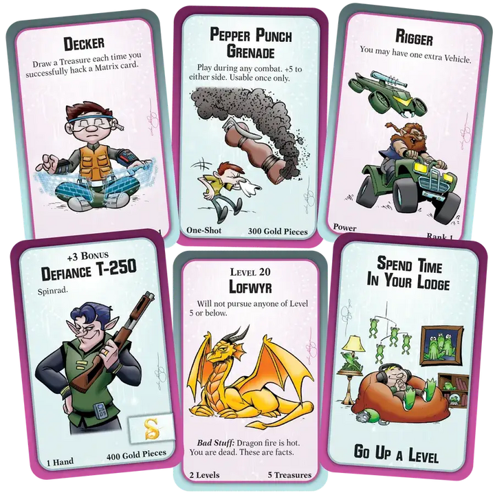 Munchkin: Shadowrun (EN) - Steve Jackson Games - Board Games