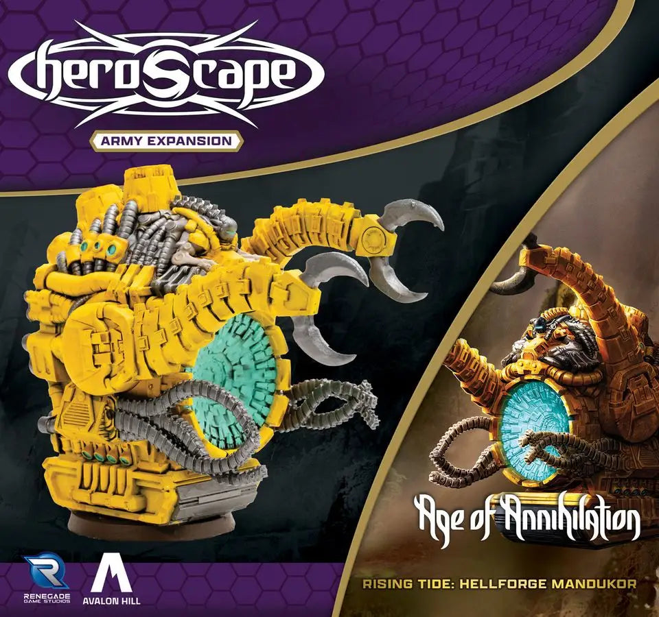 HeroScape Rising Tide: Hellforge Mandukor Army Expansion (EN) - Renegade Game Studios - Miniature Games