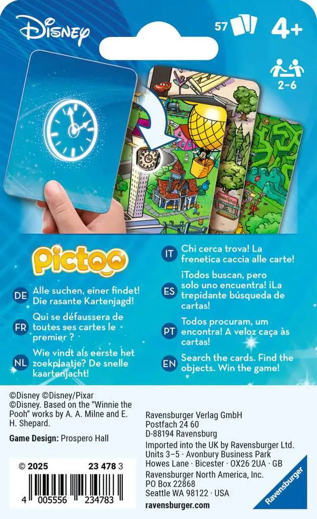 Pictoo: Disney (DE/EN/FR/IT) - Ravensburger - Board Games