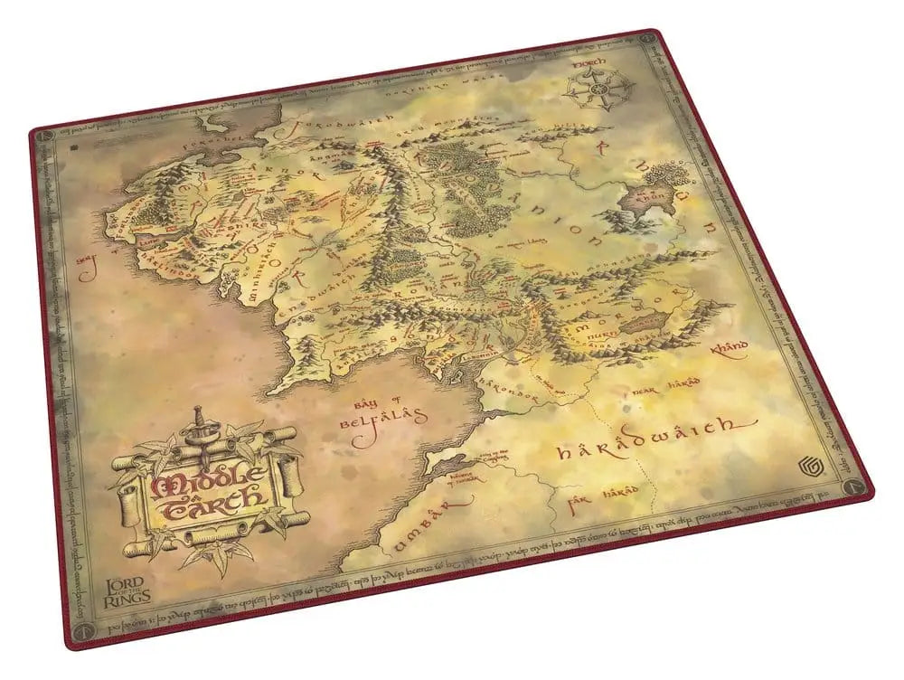 Play-Mat: Ultimate Guard - Oversized - The Lord of the Rings - Places of Middle-Earth - Ultimate Guard - PlayMats
