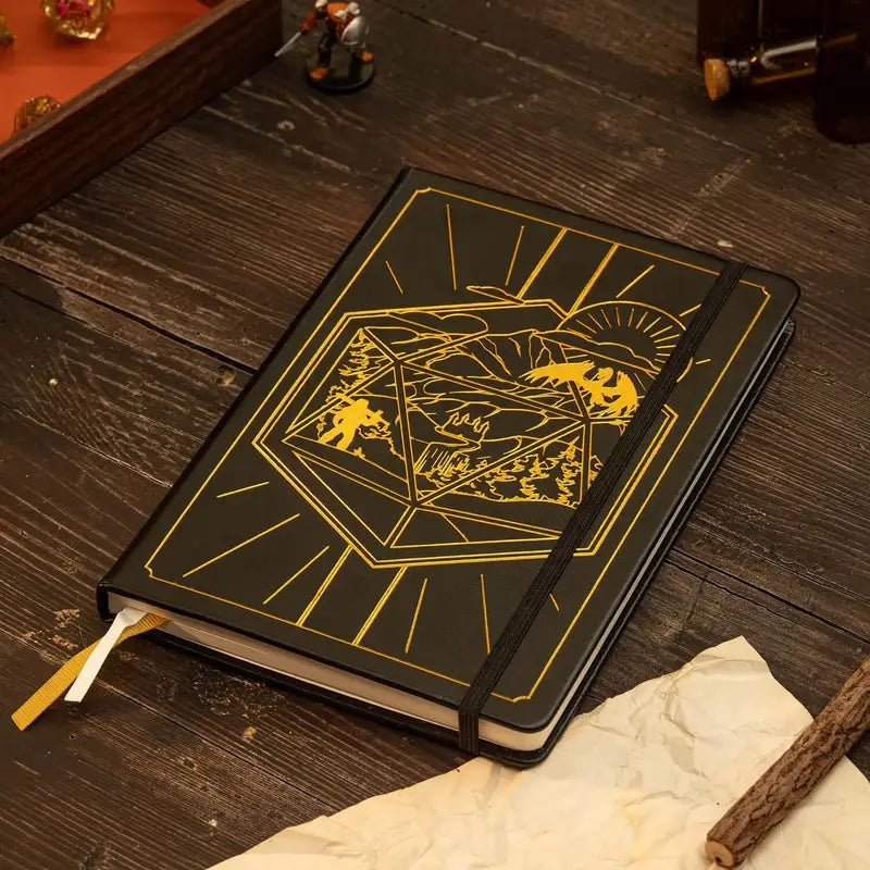 Player Journal: D&D - 5e - Black - Glassstaff - Accessories