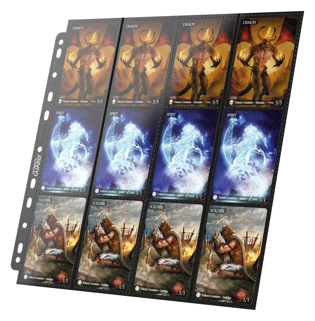 Pocket Pages: Ultimate Guard - 24-Pocket - Side-Loading - Schwarz (10 Pages) - Ultimate Guard - Accessories