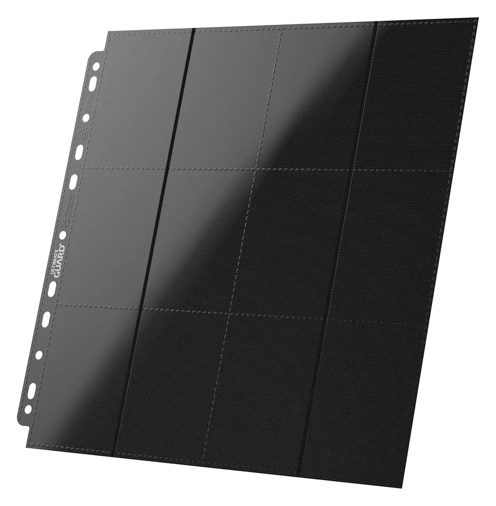 Pocket Pages: Ultimate Guard - 24-Pocket - Side-Loading - Schwarz (10 Pages) - Ultimate Guard - Accessories