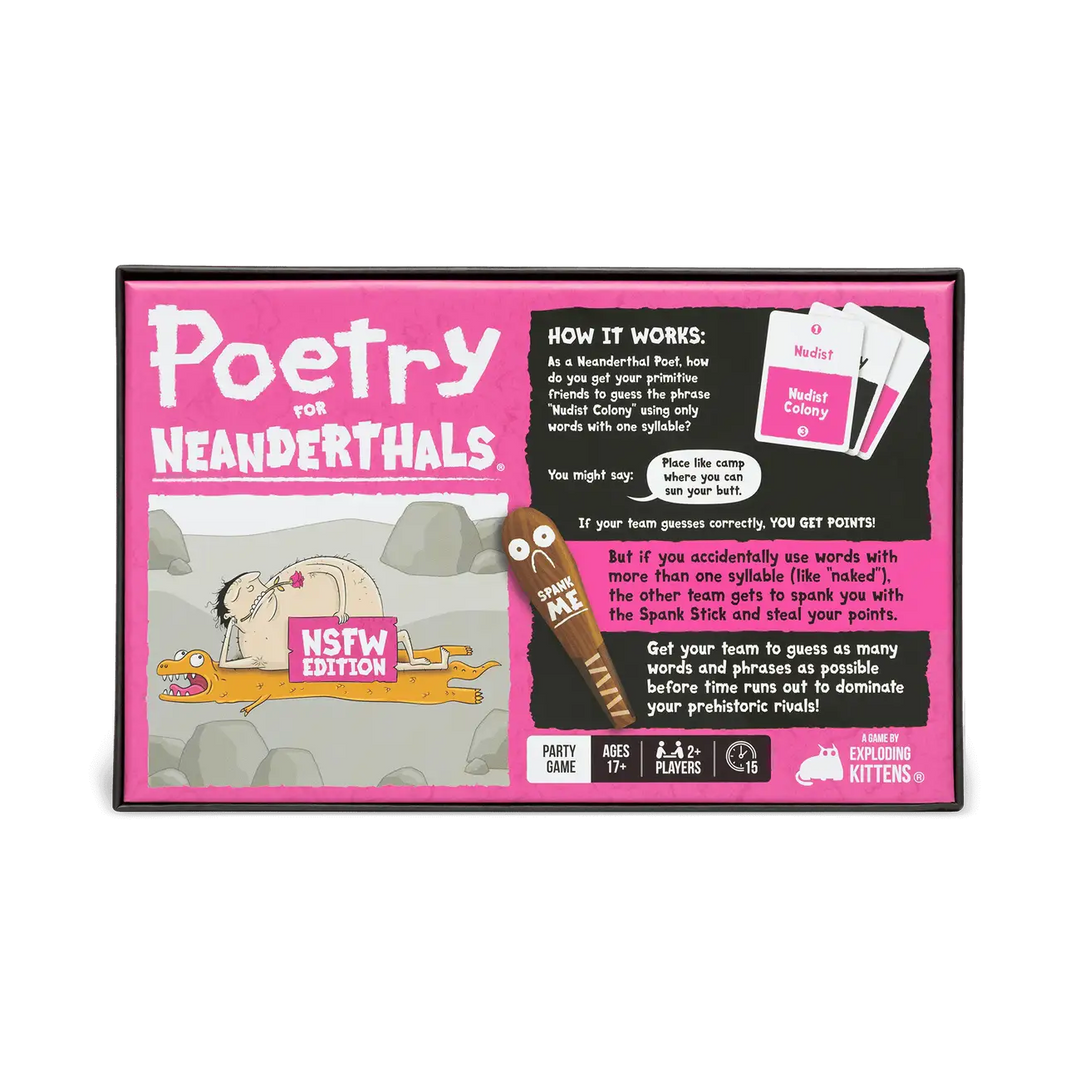 Poetry for Neanderthals: NSFW (EN) - Exploding Kittens - Board Games