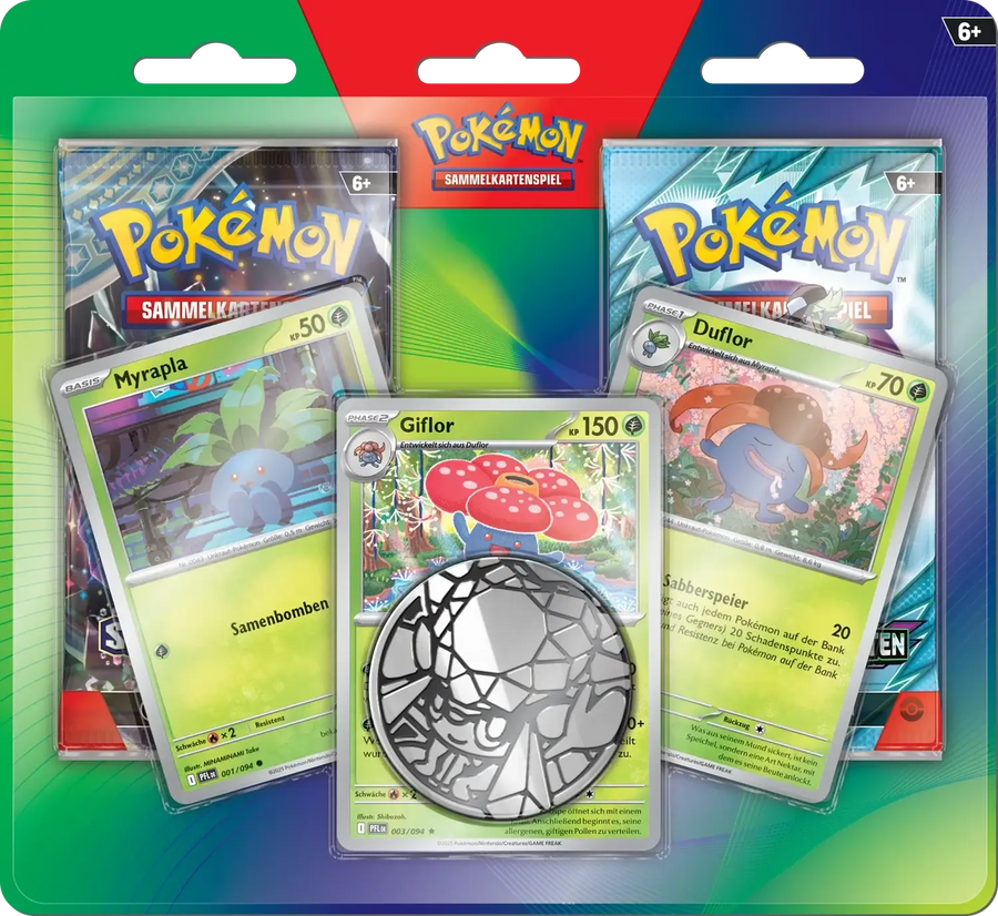 Pokémon TCG: Karmesin & Purpur - Enhanced 2-Pack (DE) - The Pokémon Company International - Card Games