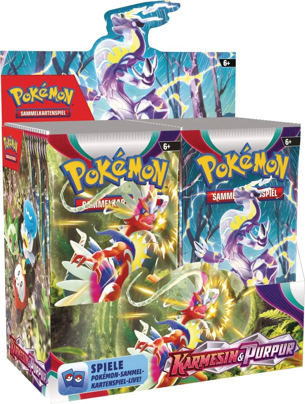 Pokémon TCG: Karmesin & Purpur - Booster Display (DE) - The Pokémon Company International - Card Games