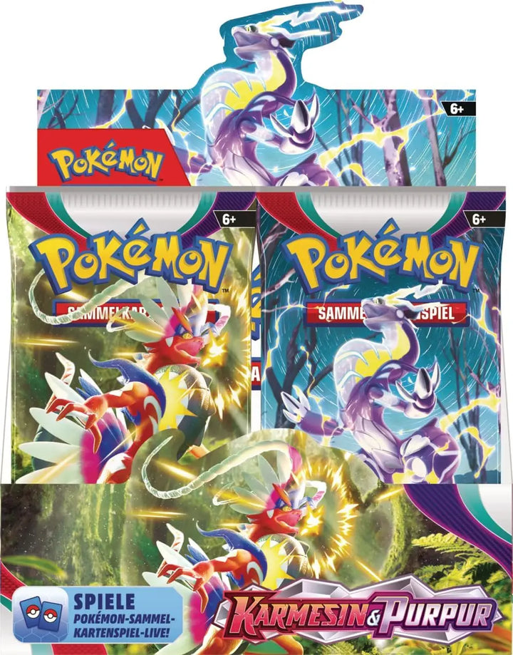 Pokémon TCG: Karmesin & Purpur - Booster Display (DE) - The Pokémon Company International - Card Games
