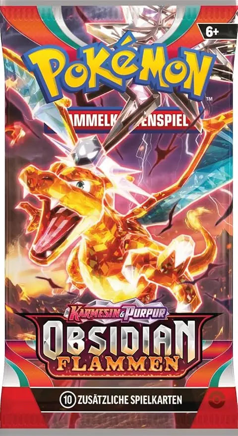 Pokémon TCG: Karmesin & Purpur - Obsidianflammen - Booster (DE) - The Pokémon Company International - Card Games