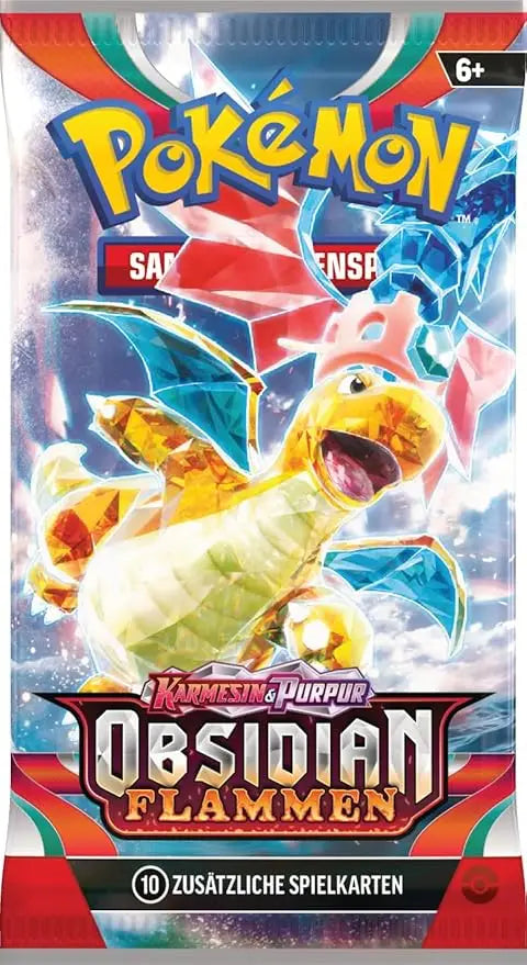 Pokémon TCG: Karmesin & Purpur - Obsidianflammen - Booster (DE) - The Pokémon Company International - Card Games