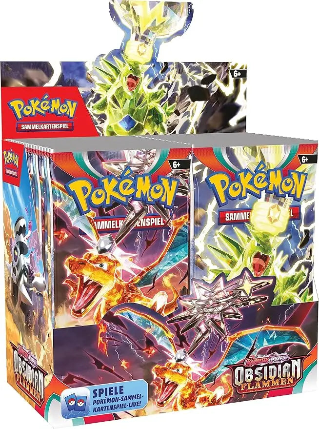 Pokémon TCG: Karmesin & Purpur - Obsidianflammen - Booster (DE) - The Pokémon Company International - Card Games