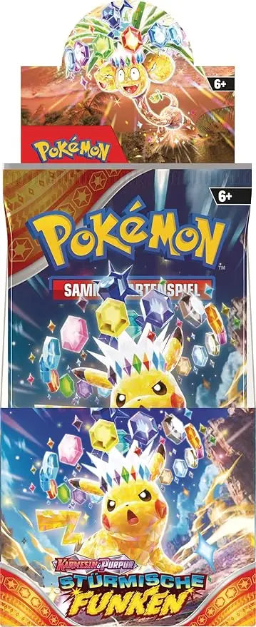Pokémon TCG: Karmesin & Purpur - Stürmische Funken - Booster (DE) - The Pokémon Company International - Card Games
