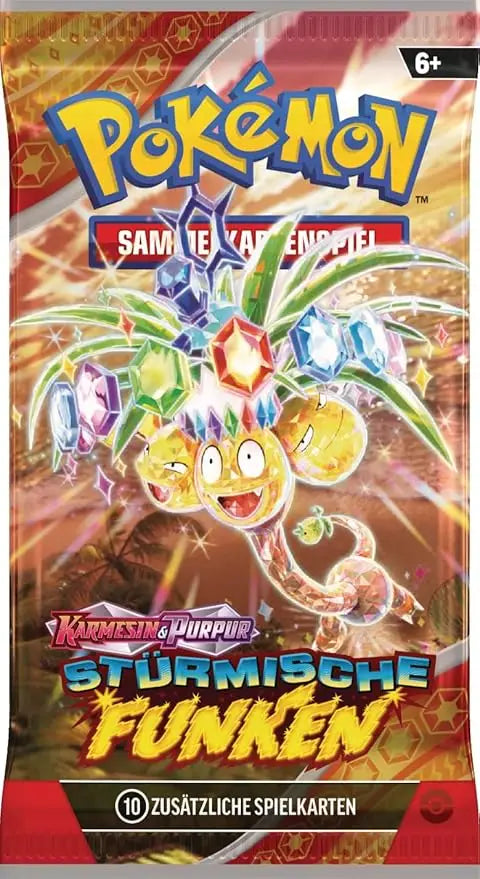 Pokémon TCG: Karmesin & Purpur - Stürmische Funken - Booster (DE) - The Pokémon Company International - Card Games