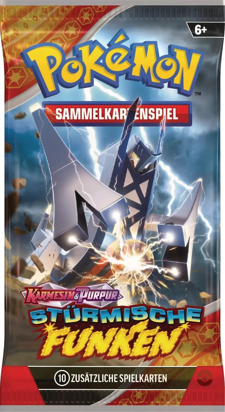 Pokémon TCG: Karmesin & Purpur - Stürmische Funken - Booster (DE) - The Pokémon Company International - Card Games