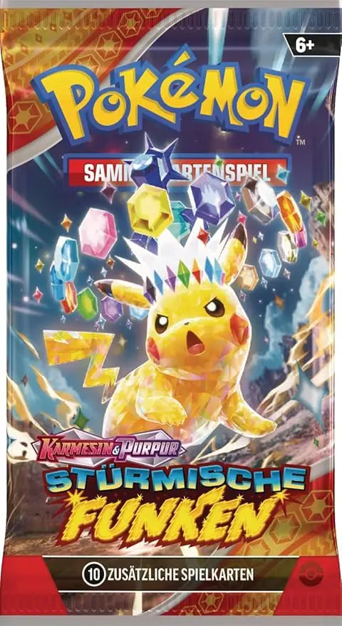 Pokémon TCG: Karmesin & Purpur - Stürmische Funken - Booster (DE) - The Pokémon Company International - Card Games