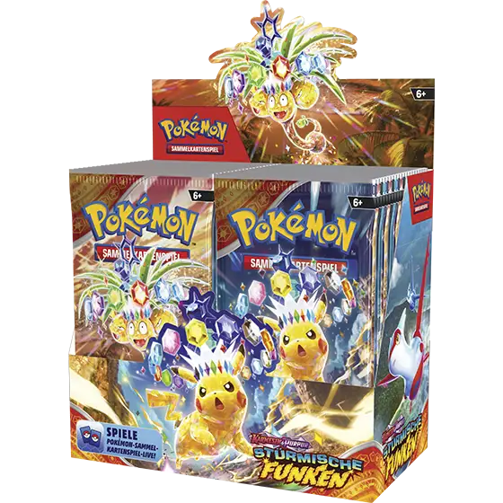 Pokémon TCG: Karmesin & Purpur - Stürmische Funken - Booster Display (DE) - The Pokémon Company International - Card