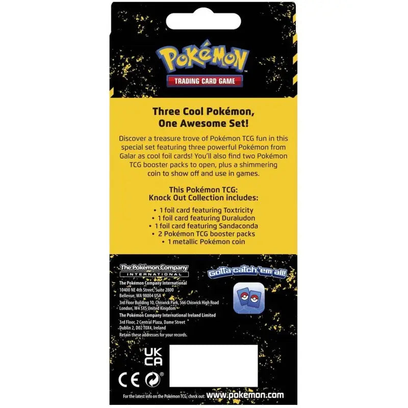 Pokemon TCG: Knock Out Collection (EN) - The Pokémon Company International - Card Games