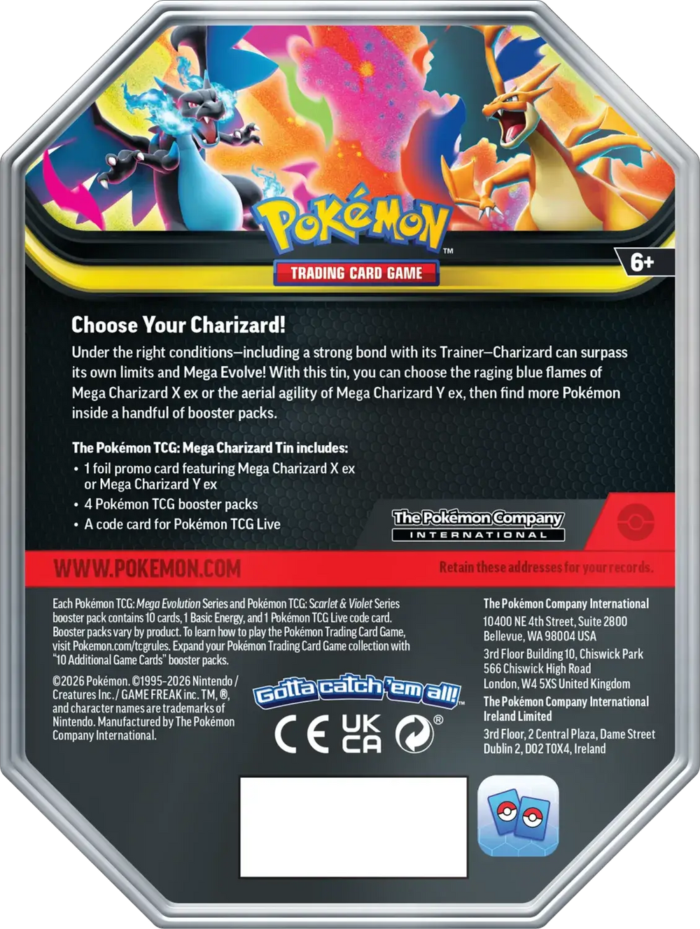 Pokémon TCG: Mega Charizard ex Tin X (DE) - POKÉMON - Card Games