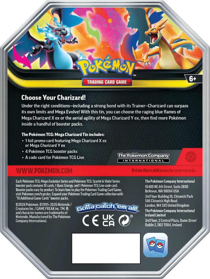 Pokémon TCG: Mega Charizard ex Tin X (DE) - POKÉMON - Card Games