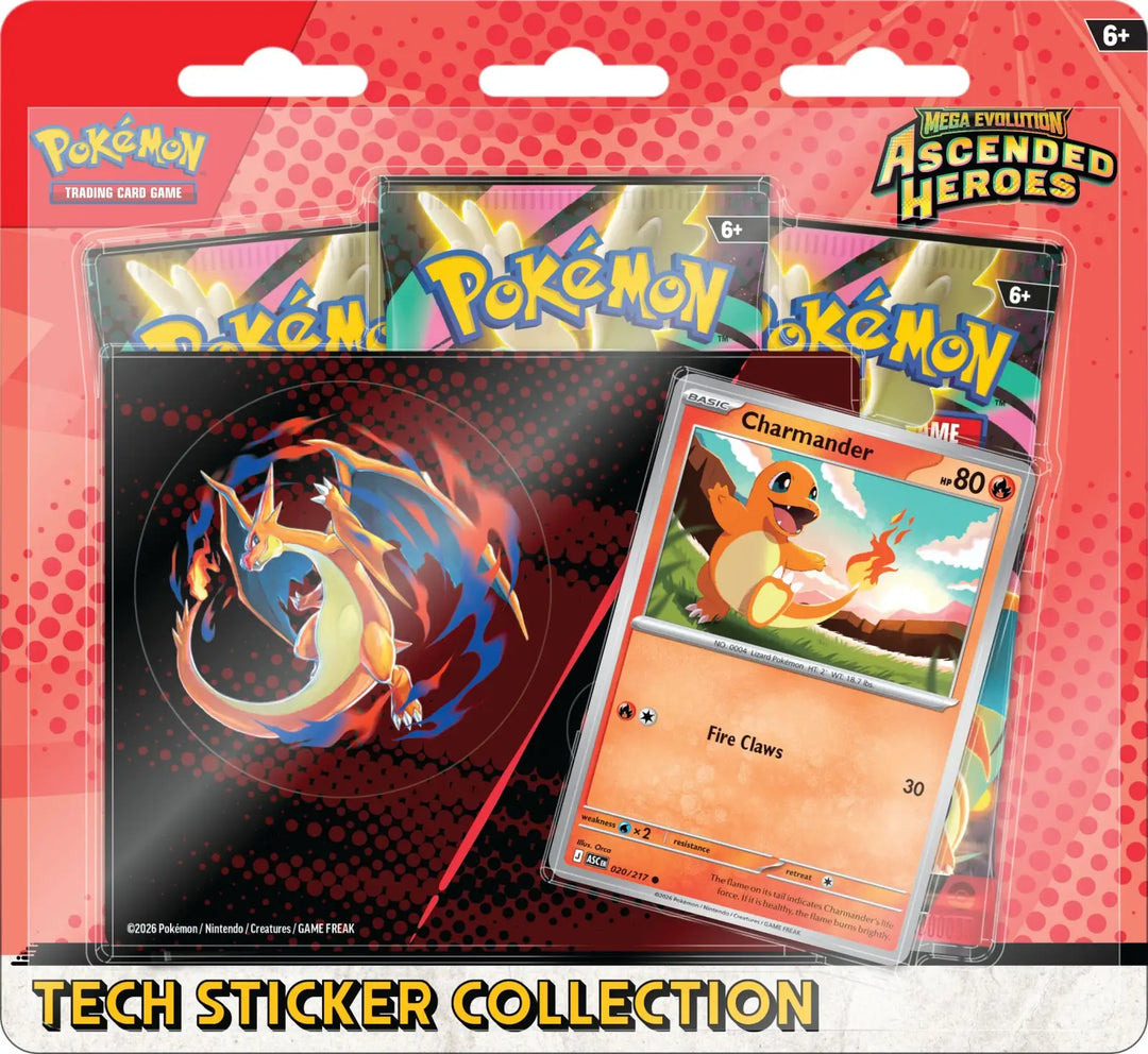 Pokémon TCG: Mega Entwicklung - Erhabene Helden - Tech Sticker - Mega Glurak Y (DE) - The Pokémon Company International