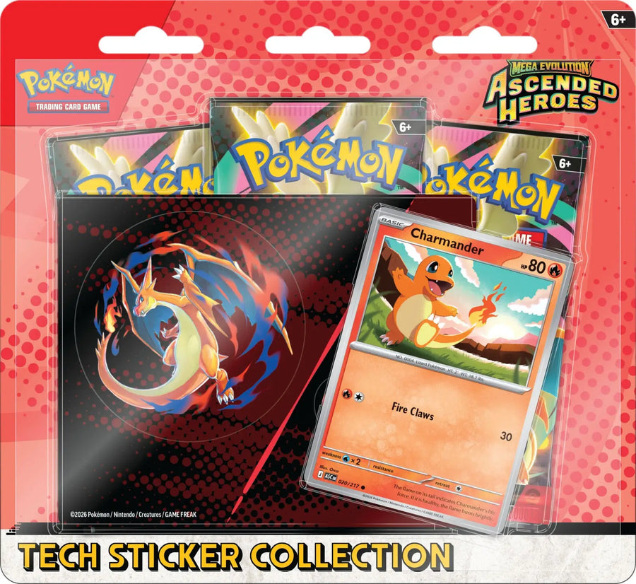Pokémon TCG: Mega Entwicklung - Erhabene Helden - Tech Sticker - Mega Glurak Y (DE) - The Pokémon Company International