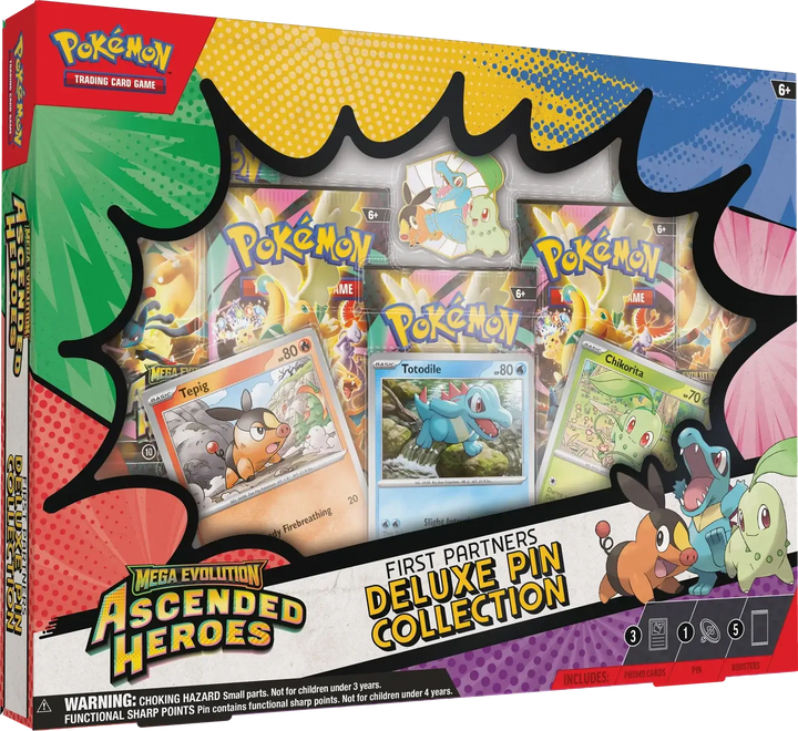 Pokémon TCG: Mega Evolution - Ascended Heroes - Deluxe Pin Collection (EN) - The Pokémon Company International - Card