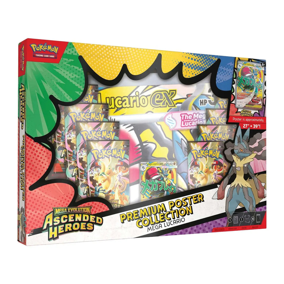Pokémon TCG: Mega Evolution - Ascended Heroes - Premium Poster Collection (EN) - The Pokémon Company International