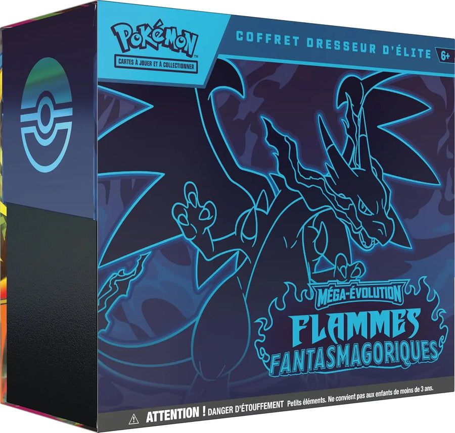 Pokémon TCG: Mega Evolution - Flammes Fantasmagoriques - Elite Trainer Box (FR) - The Pokémon Company International