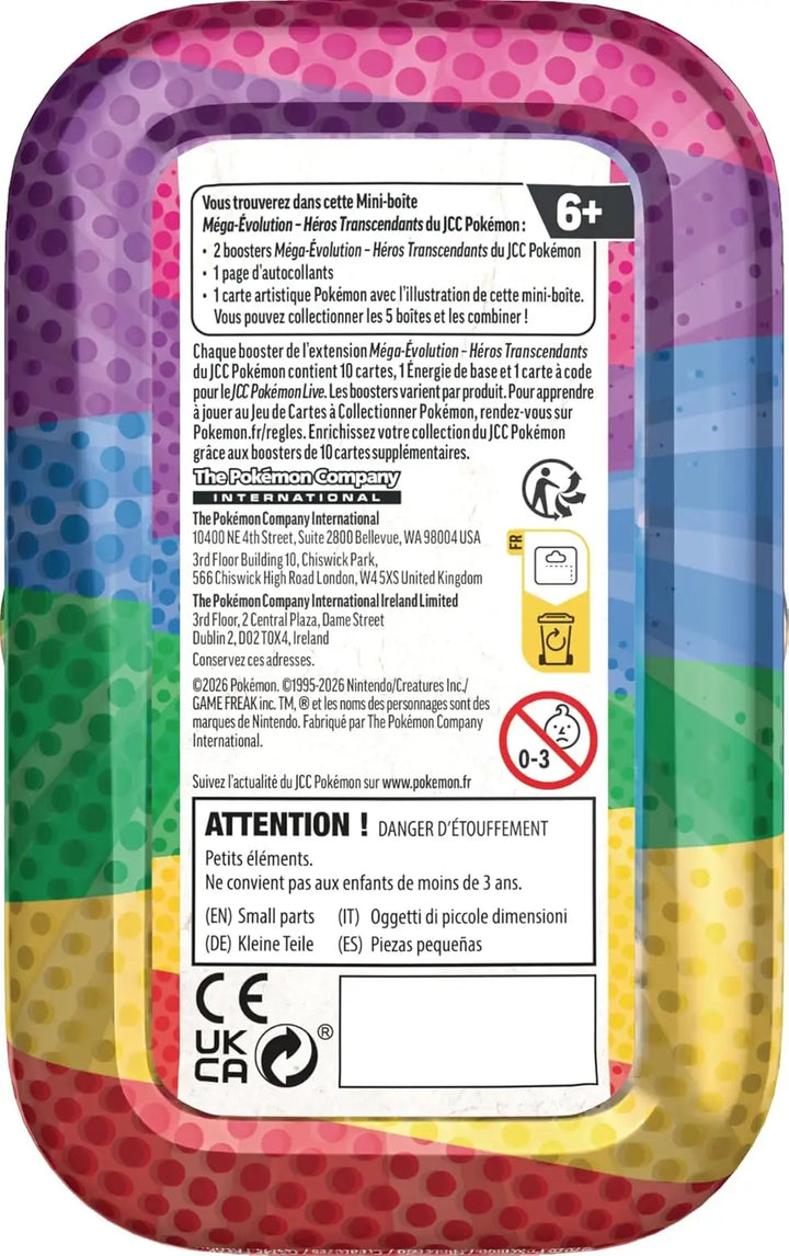 Pokémon TCG: Mega-Evolution - Mini Tins - Héros Transcendants (FR) - The Pokémon Company International - Card Games