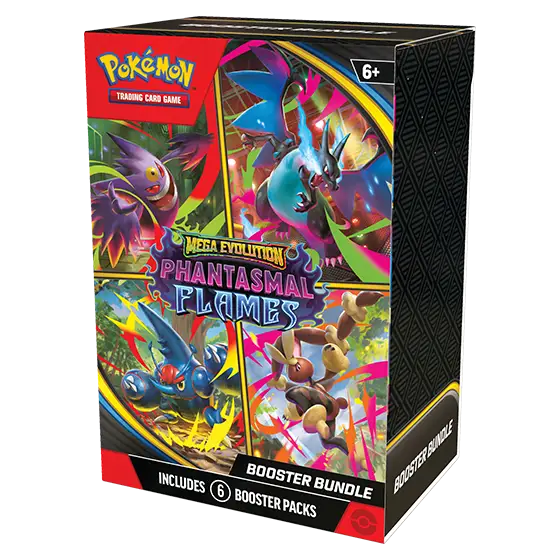 Pokémon TCG: Mega Evolution - Phantasmal Flames - Booster Bundle (6 Booster) (EN) - The Pokémon Company International