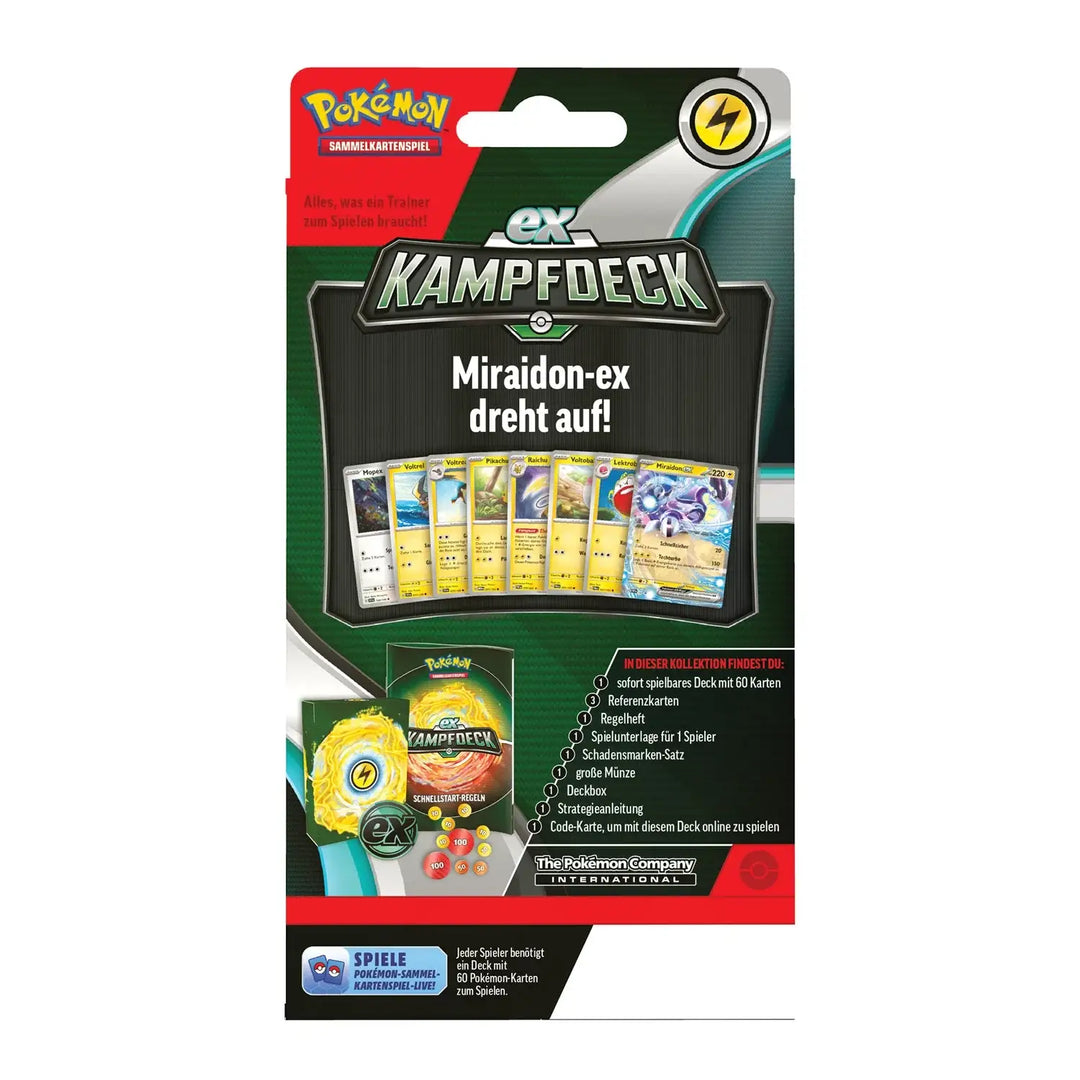 Pokémon TCG: Karmesin & Purpur - Kampfdeck - Miraidon EX und Victini EX (DE) - The Pokémon Company International - Card