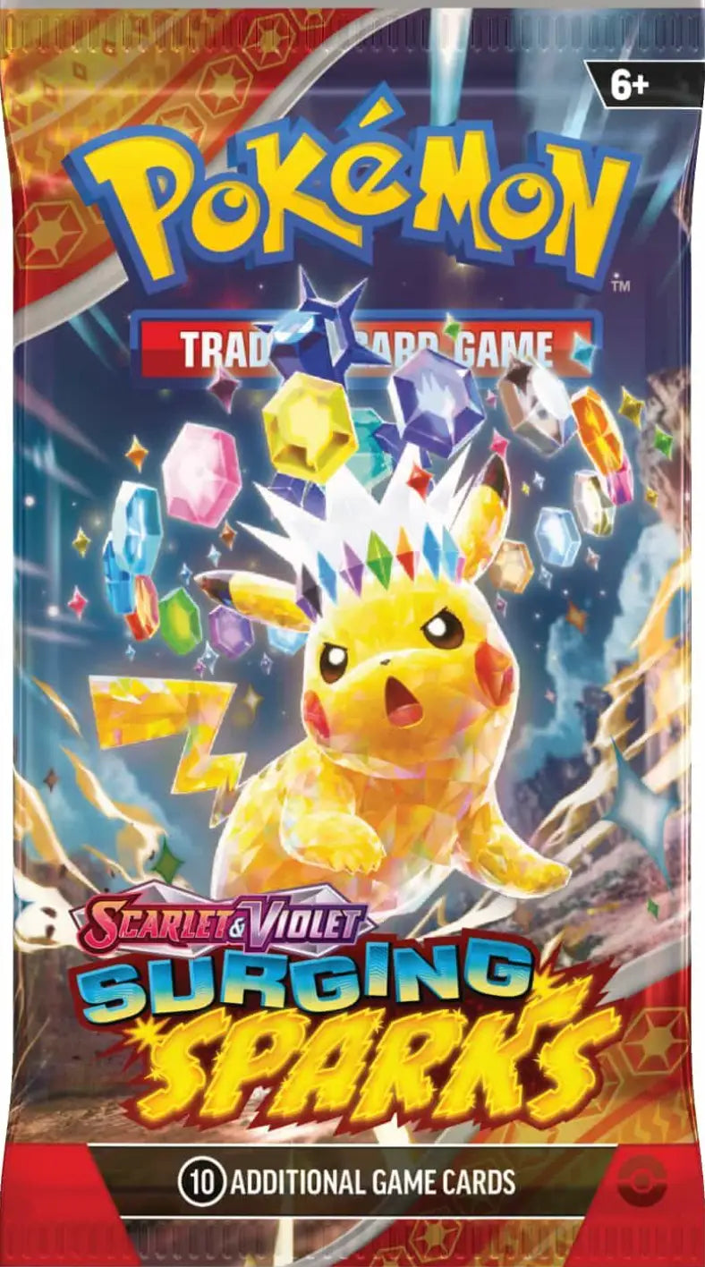 Pokémon TCG: Scarlet & Violet - Surging Sparks - Booster (EN) - The Pokémon Company International - Card Games
