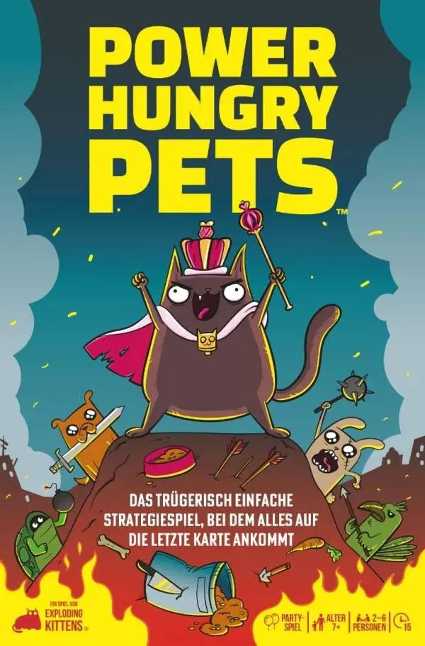 Power Hungry Pets (DE) - Exploding Kittens - Board Games