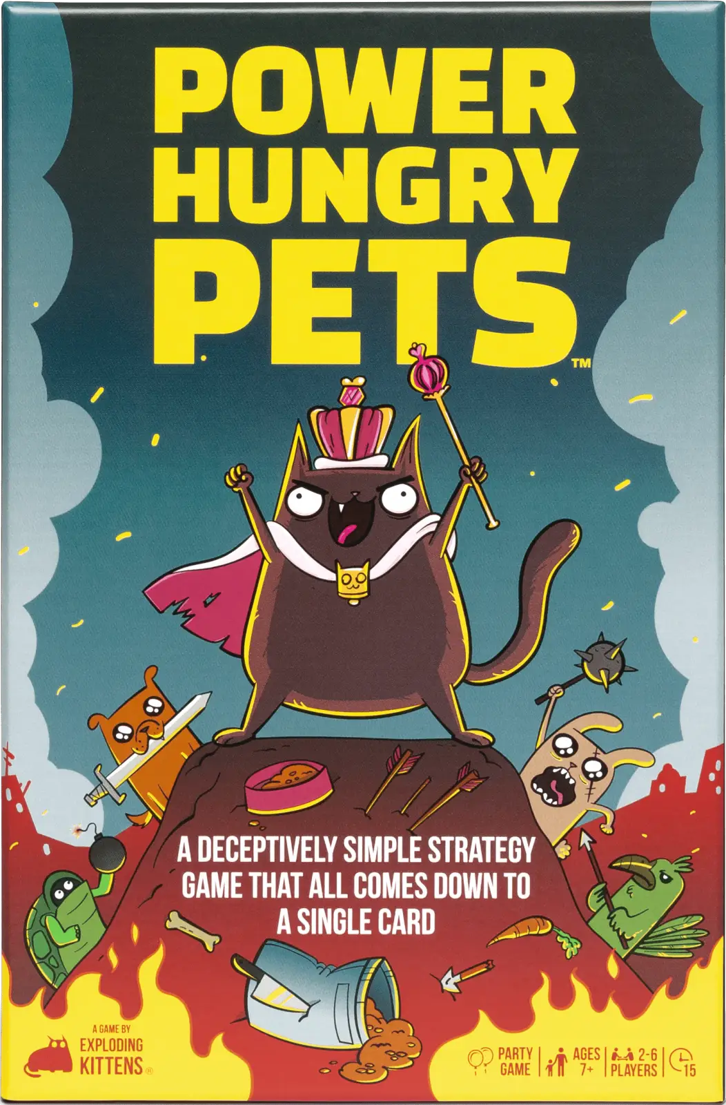 Power Hungry Pets (EN) - Exploding Kittens - Board Games