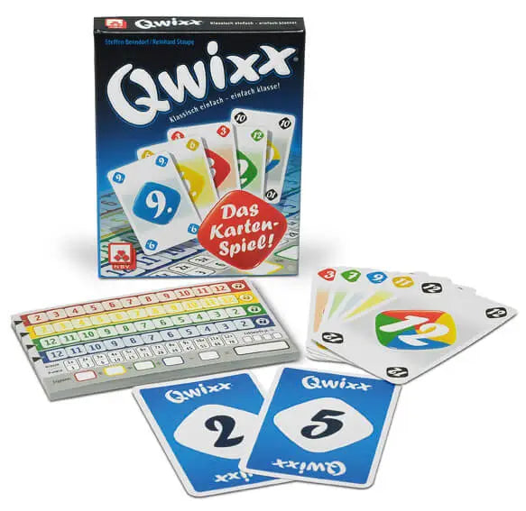 Qwixx The Card Game (DE/FR/EN/IT) - Nürnberger-Spielkarten-Verlag - Board Games