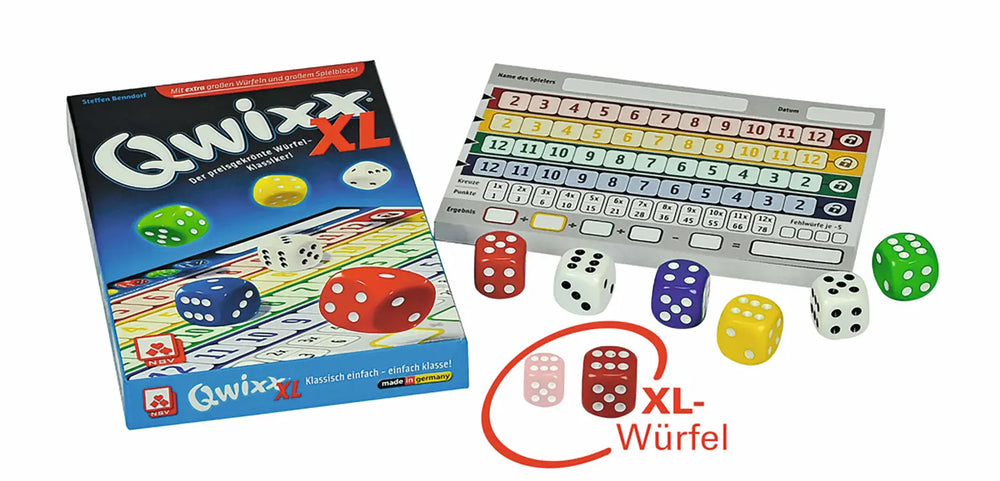 Qwixx XL (DE) - Nürnberger-Spielkarten-Verlag - Board Games