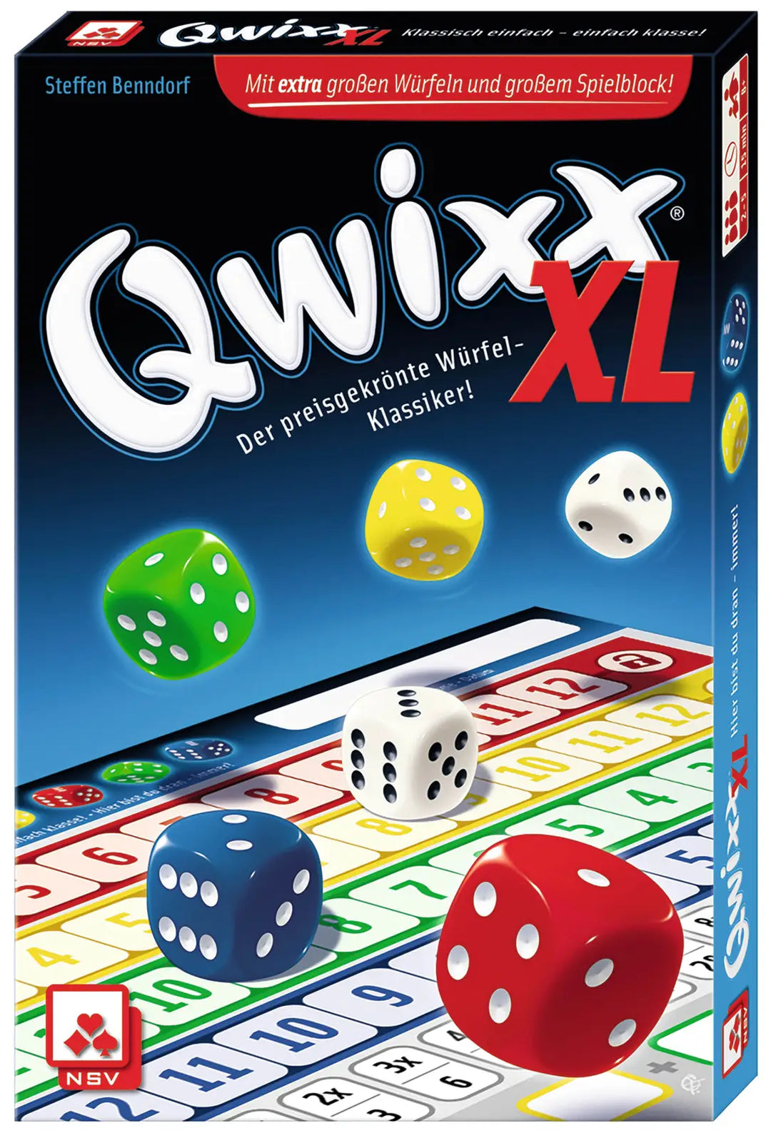 Qwixx XL (DE) - Nürnberger-Spielkarten-Verlag - Board Games